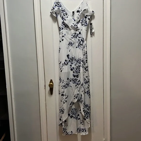 design lab floral dress Design Lab Floral Short Sleeve Dress Stretch Size XS